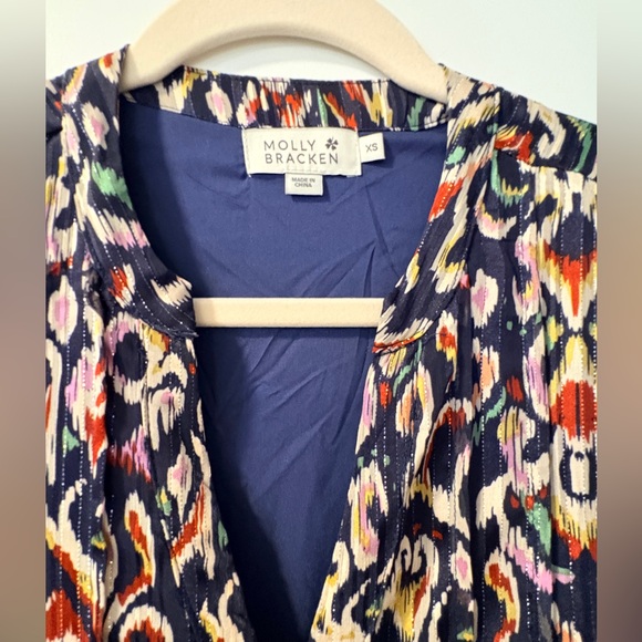 Molly Bracken Colorful Patterned Blouse - Picture 2 of 3
